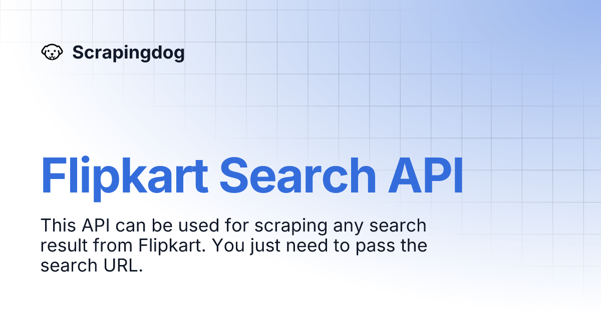 Flipkart Search API | Scrapingdog